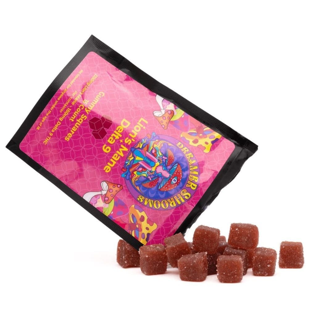 Dreamer Shrooms Lion’s Mane + Delta 9 THC Gummies – 15 Count